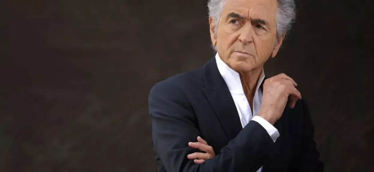 A photograph of Bernard Henry-Lévy