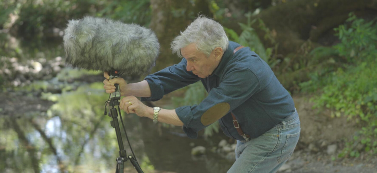 Bernie Krause in the forest