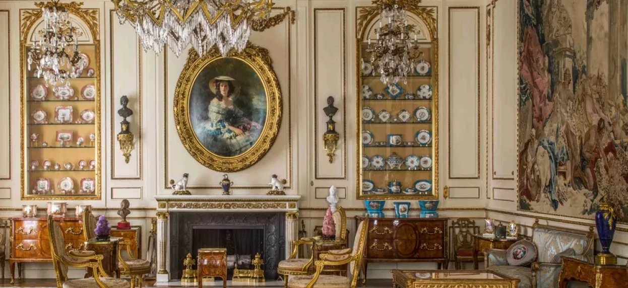 The French drawing room of Hillwood Estate, Museum & Gardens