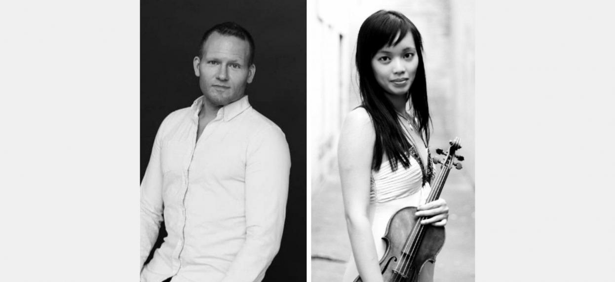 Michael Sheppard (piano) and Jessica Tong (violin)