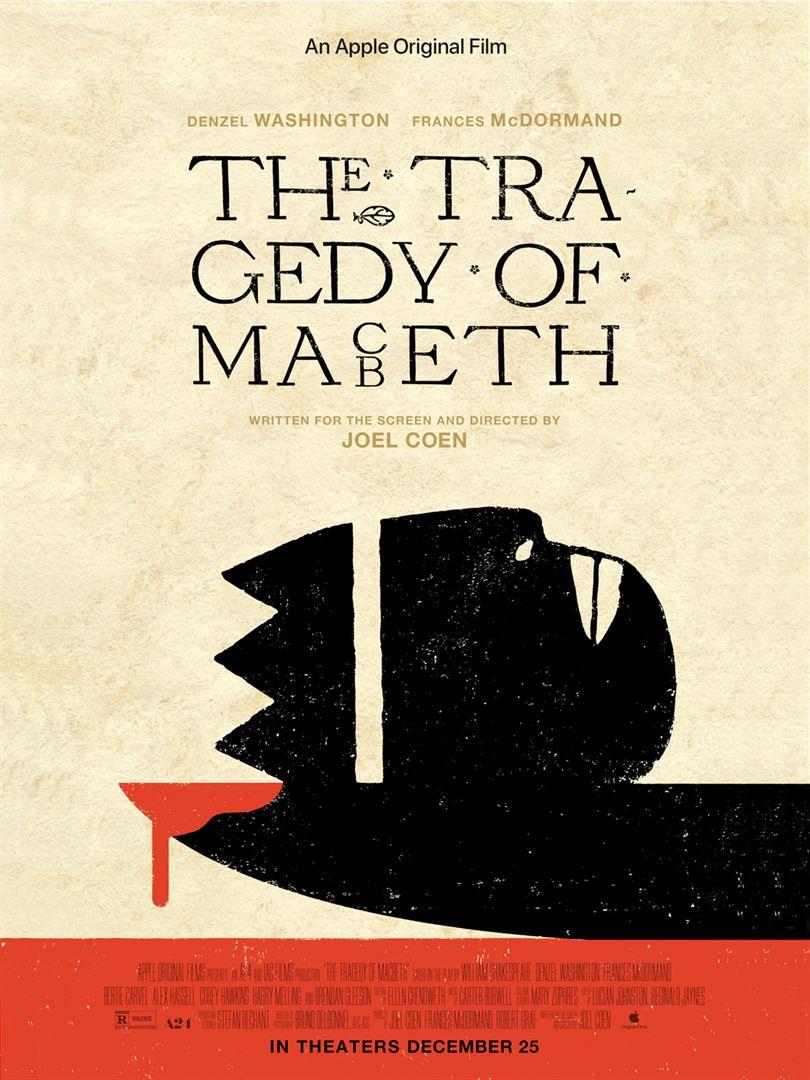 Affiche du film The Tragedy of Macbeth, réalisé par Joel Coen