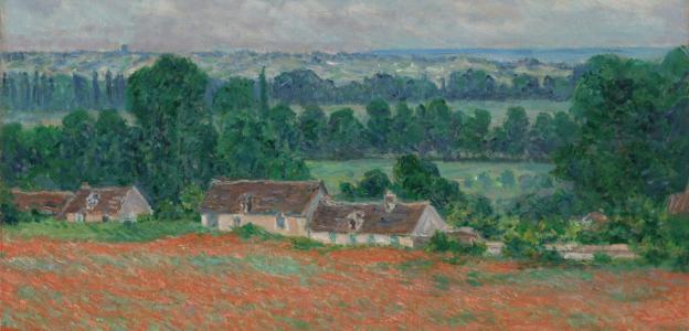 Claude Monet, Field of Poppies, Giverny, 1885